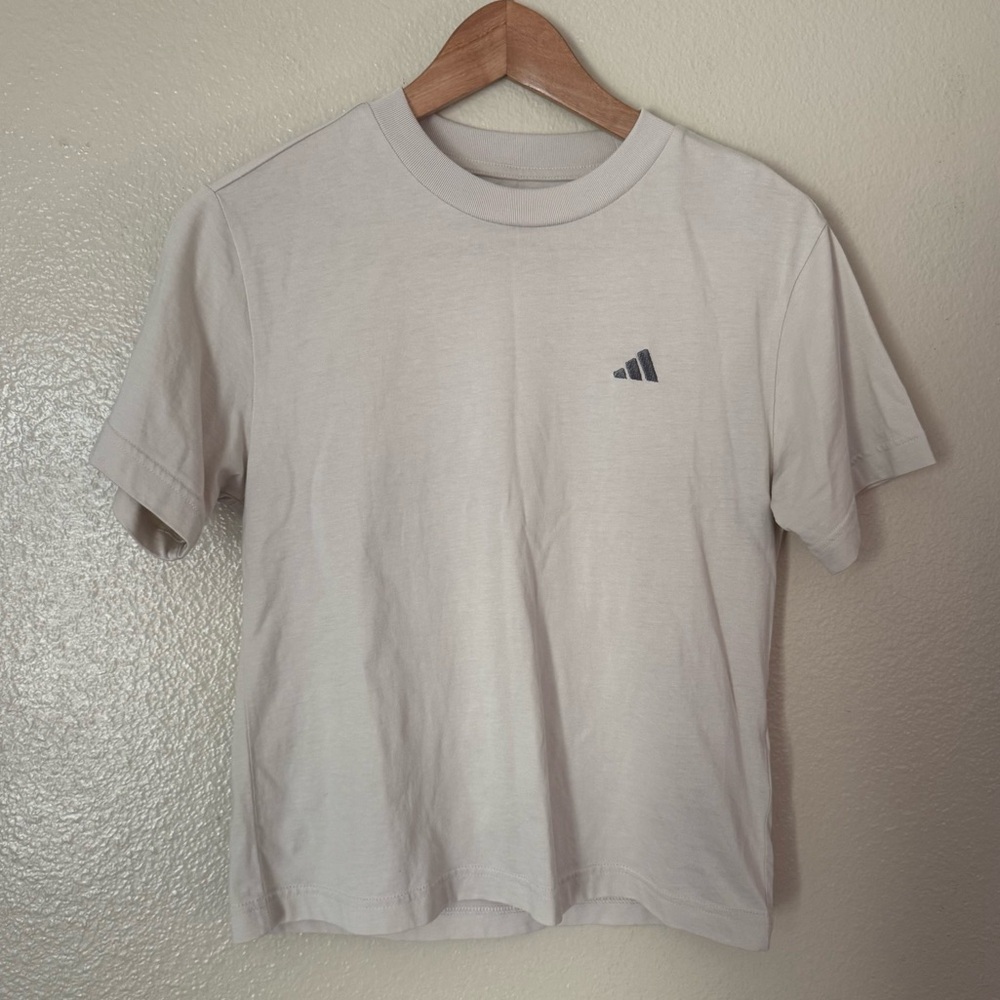 Adidas Women's Cream Short Sleeve Tee